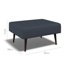 furniture ombu footstool zuri indigo plain dimension