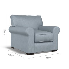 furniture vermont fixed chair amina denim plain dimension