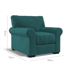 furniture vermont fixed chair cosmos jade plain dimension