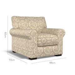 furniture vermont fixed chair nubra linen print dimension