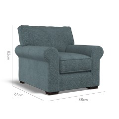 furniture vermont fixed chair yana teal weave dimension