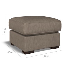 furniture vermont fixed ottoman amina espresso plain dimension