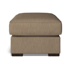 furniture vermont fixed ottoman amina mocha plain front