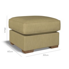 furniture vermont fixed ottoman amina moss plain dimension