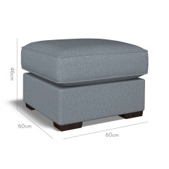 furniture vermont fixed ottoman bisa denim plain dimension