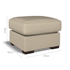 furniture vermont fixed ottoman bisa stone plain dimension