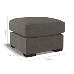 furniture vermont fixed ottoman cosmos graphite plain dimension