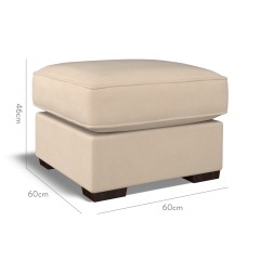 furniture vermont fixed ottoman cosmos linen plain dimension