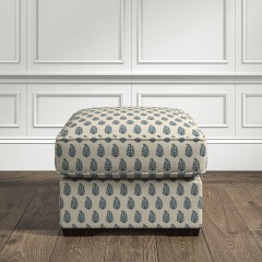 furniture vermont fixed ottoman indira indigo print lifestyle