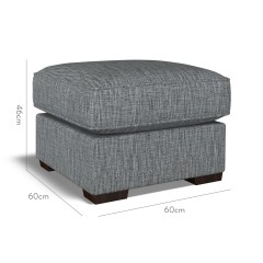 furniture vermont fixed ottoman kalinda midnight plain dimension