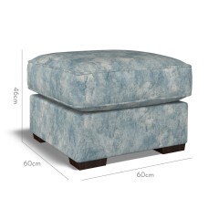 furniture vermont fixed ottoman namatha denim print dimension