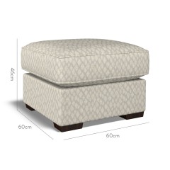 furniture vermont fixed ottoman nia pebble weave dimension