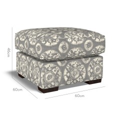 furniture vermont fixed ottoman nubra graphite print dimension