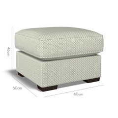 furniture vermont fixed ottoman sabra sage weave dimension