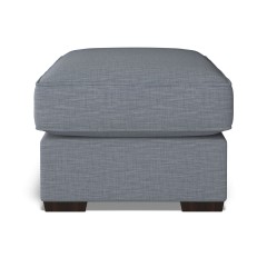 furniture vermont fixed ottoman zuri denim plain front