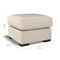 furniture vermont fixed ottoman zuri sand plain dimension