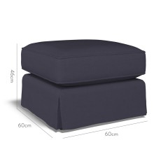 furniture vermont loose ottoman shani indigo plain dimension