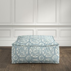 furniture zen pouffe nubra denim print lifestyle