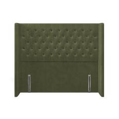 headboard bruton cosmos olive plain front