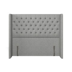 headboard bruton desta denim weave front