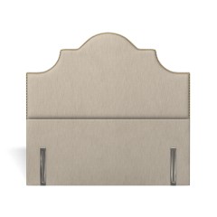 headboard izzie amina taupe plain front