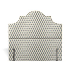 headboard izzie indira indigo print front