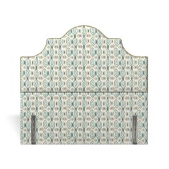 headboard izzie odisha teal print front