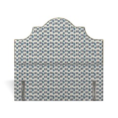 headboard izzie patola indigo print front