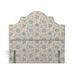 headboard izzie shimla azure print front