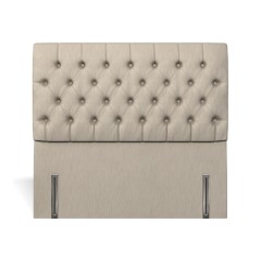 headboard kinsale amina taupe plain front