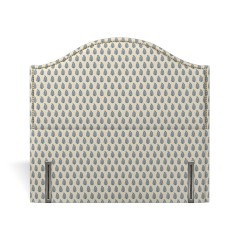 headboard marlborough indira indigo print front