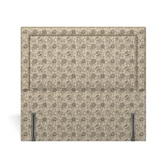 headboard painswick lotus charcoal print front