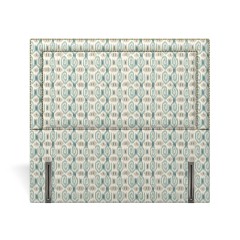 headboard painswick odisha teal print front