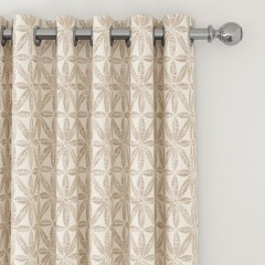 Bandhani Taupe Curtains