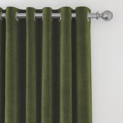 Cosmos Olive Curtains