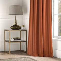 Larah Rust Velvet Fabric