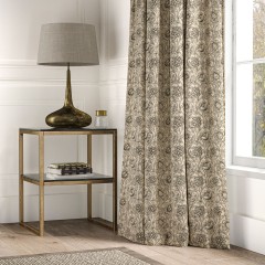 Lotus Charcoal Curtains