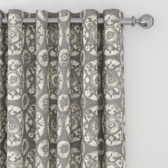 Nubra Graphite Curtains