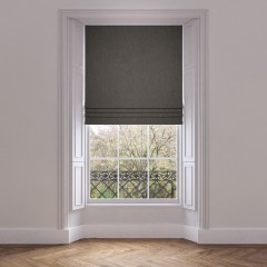 roman blind amina charcoal plain lifestyle 1