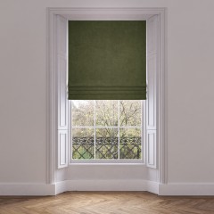 roman blind cosmos olive plain lifestyle 1