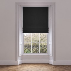 roman blind larah graphite plain lifestyle 1