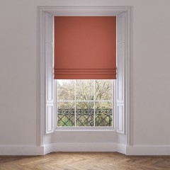 roman blind shani cinnabar plain lifestyle 1