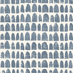 Wallpaper Babouches Denim Flat