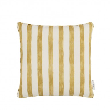 Tassa Petite Gold Printed Cotton Cushion 43cm x 43cm
