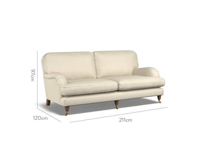 Bliss Large Sofa Amina Alabaster