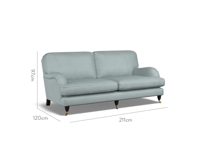 Bliss Large Sofa Amina Azure