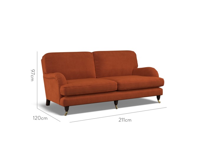 Bliss Large Sofa Cosmos Cinnabar