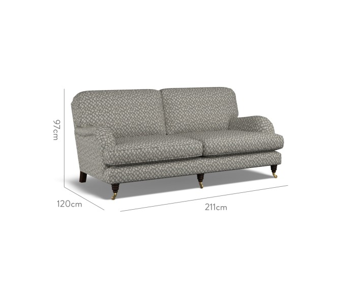 Bliss Large Sofa Nia Charcoal