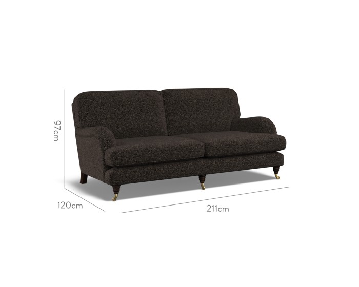 Bliss Large Sofa Yana Charcoal