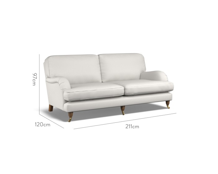 Bliss Large Sofa Zuri Alabaster